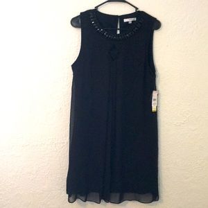 Beaded black dress NWT
